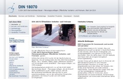 Webseite DIN 18070