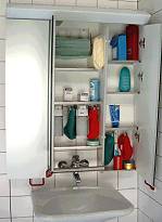 8� Schr�gfront - Spiegelschrank