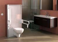Foto: Sanimatic-WC, elektrisch h�henverstellbares WC
