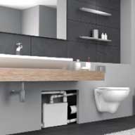 Foto: Hebeanlage in Vorwandinstallation integriert