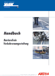 Titelblatt Handbuch Barrierefreie Verkehrsraumgestaltung Titelblatt Handbuch Barrierefreie Verkehrsraumgestaltung