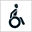 Logo: Barrierefreiheit geprüft Stufe 2 für Rollstuhlfahrer