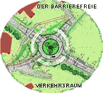 barrierefreier Kreisverkehr