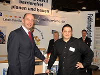 Bundesbauminister Wolfgang Tiefensee besucht den ZIELPUNKT