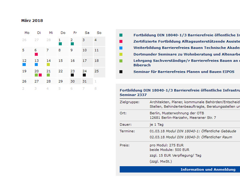 nullbarriere.de Seminarkalender Screenshot