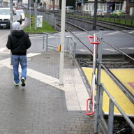 Gleisquerung Straßenbahn