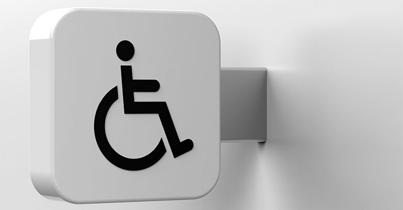 Behindertensymbol Rollifahrer