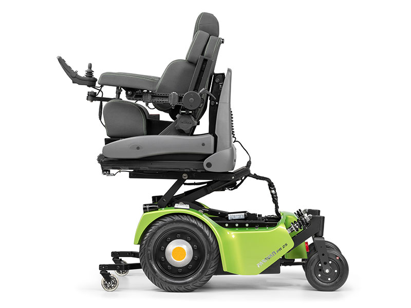 E-Rollstuhl in oberer Stellung