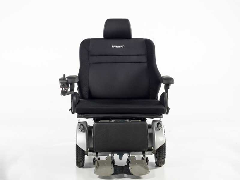 E-Rollstuhl Heavy Duty Vorderansicht