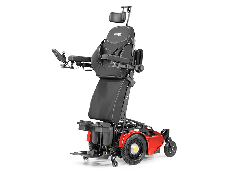 Elektro-Rollstuhl  in der Aufstehposition