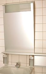 9° Schrägfront - Spiegel für Behinderten-WC 9° Schrägfront - Spiegel für Behinderten-WC
