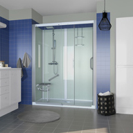 Badezimmer mit Nischendusche in einer ROYAL-Variante Badezimmer mit Nischendusche