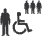 Kabinenabmessungen Symbol Personenanzahl 1 Rolli