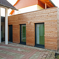 barrierefreier Anbau an Einfamilienhaus