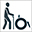 Logo: Kennzeichen Menschen mit Gehbehinderung