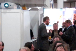 Dr.Hannes Seidler auf der bautec2008 in Berlin
